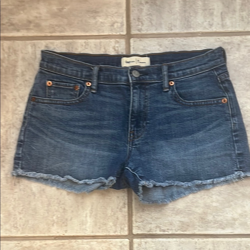 Gap Denim 3 inch Vintage Cutoff Medium Blue Women's Shorts Size 26